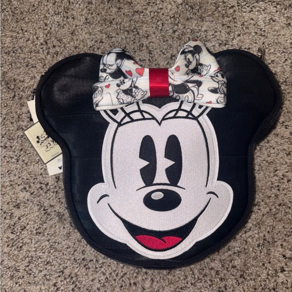 Disney Minnie Mouse Black and White Crossbody Bag